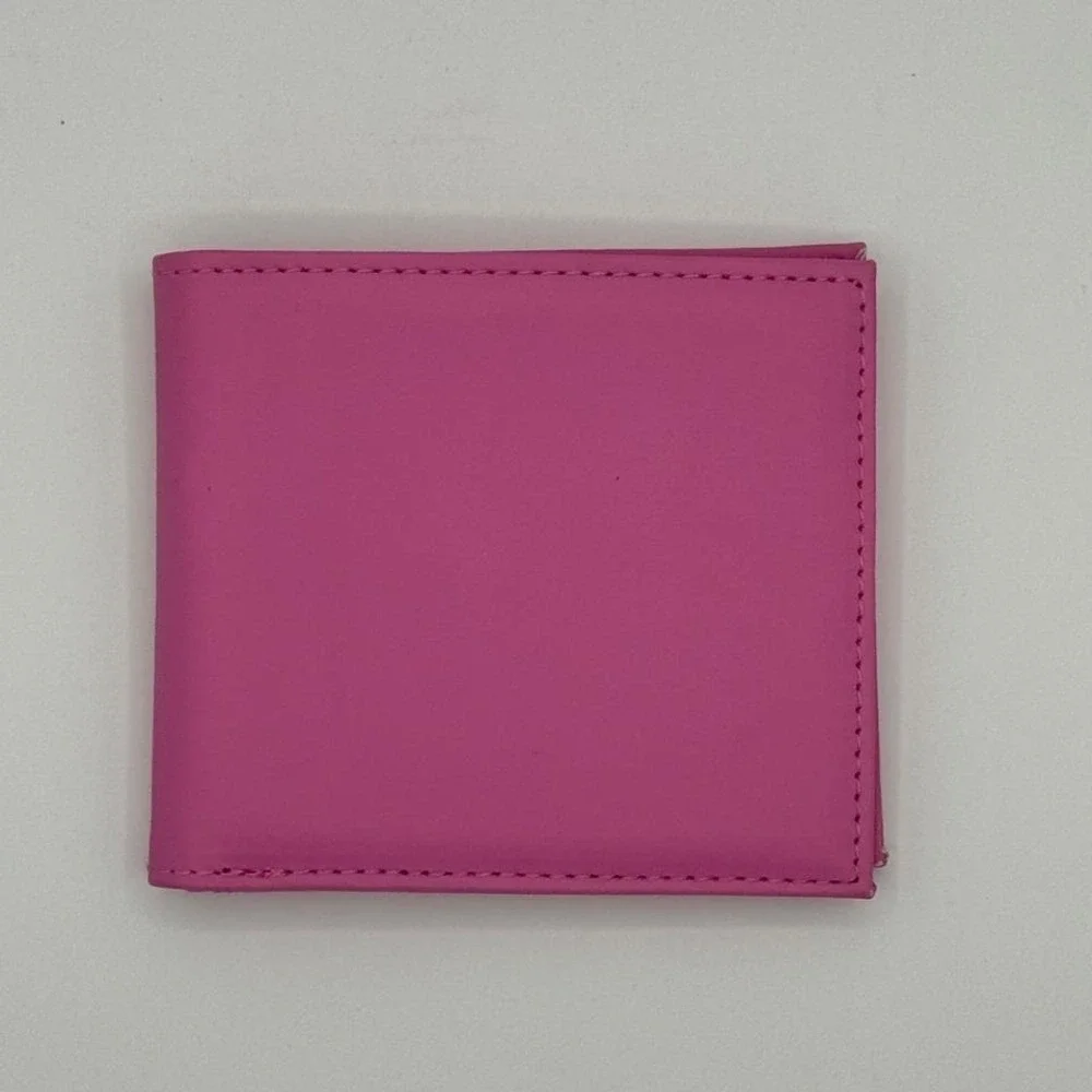 Anti‎ Social Social Club Wallet Mens OS Pink Excellent Get Weird Bifold Leather